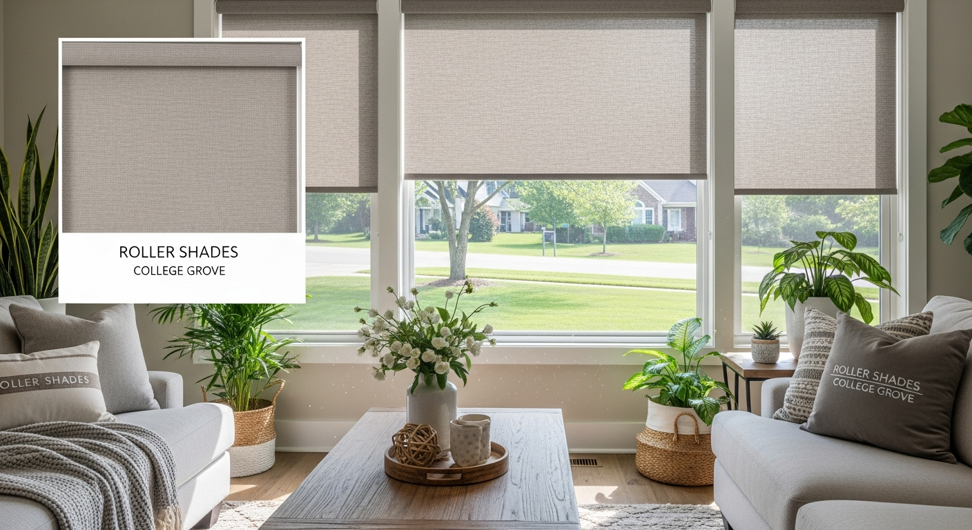 Middle image for How to Choose the Best Roller Shades for Your College Grove Home
